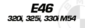 E46 320i, 325i, 330i M54