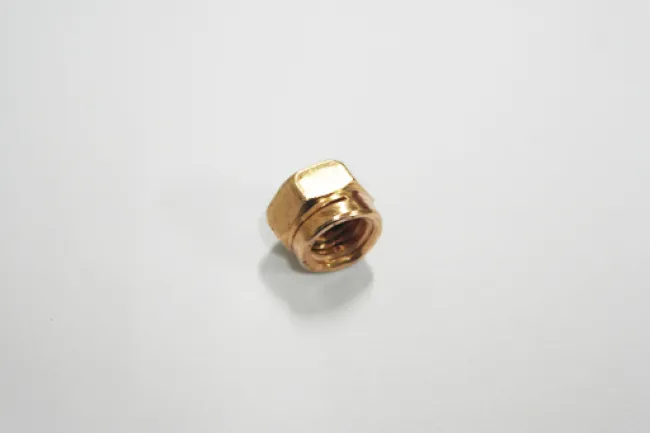 Kupfermutter M10 Muter aus Kupfer mit 14er Schlüsselweite SW