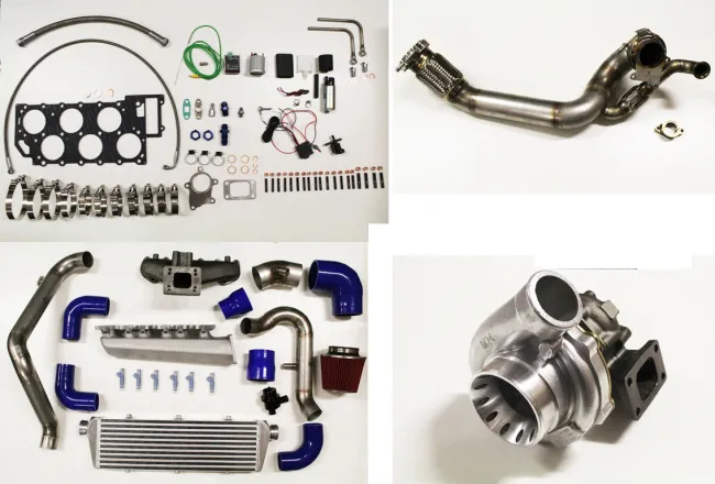 Passat 35i VR6 Turbokit komplett Garrett GT30 oder GT35 bis 400PS, einbaufertig, plug and play
