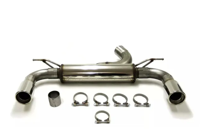 Simons Edelstahl Sportauspuffanlage Duplex 90 mm für BMW F36 420D