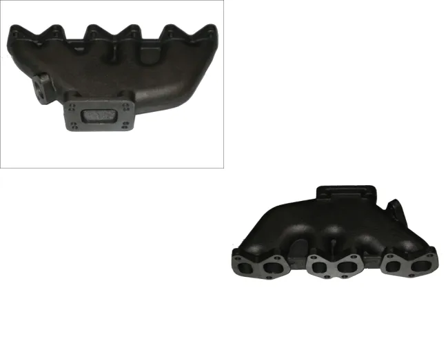 Turbokrümmer VR6 12v Abgaskrümmer T3 + T4 Flansch + WG 38mm Anschluss