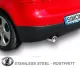 Edelstahl Sportauspuffanlage 1x100 mm für Golf V GTi/GTi Edition 30 2.0TFSi EG-Genehmigung