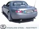 Simons Edelstahl Sportauspuff Duplex 90 mm + 90 mm für Mazda MX-5, Miata Coupe & Cabrio