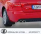 Simons Edelstahl Sportauspuffanlage 2x80 mm für Audi A5 (B8) 2wd/Quattro Coupe/Sportback/Cabrio 1.8T/2.0T