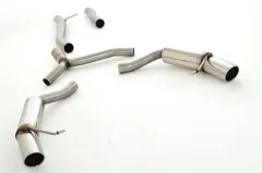 FMS Sportauspuff für Audi A4 (B8) A5 2.7 + 3.0 TDI 2WD Quattro ø 76mm Edelstahl Duplex mit EG-Genehmigung (eintragungsfrei)