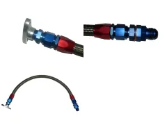 Ölrücklaufleitung ca. 50cm D10 Anschlüsse gerade kugelglagerte Turbos