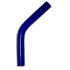Silikonbogen 45° Grad 16mm innendurchmesser blau  L 100mm 3 lagig 4mm Wandstärke