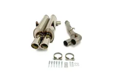 Simons Edelstahl Sportauspuffanlage 2x80 mm für BMW E36 316i/318i Limousine/Coupé/Cabrio/Touring Eintragungsfrei