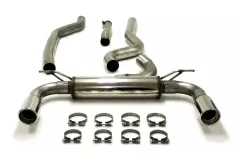 Simons Edelstahl Sportauspuffanlage Duplex 90 mm für BMW F30 3316D, 318D, 320D