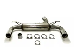 Simons Edelstahl Sportauspuffanlage Duplex 90 mm für BMW F33 420D 