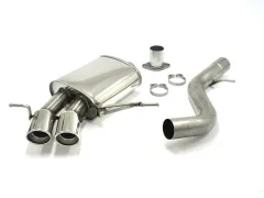 Sportauspuff für BMW 135i Coupe E82  306PS ø 76mm aus Edelstahl